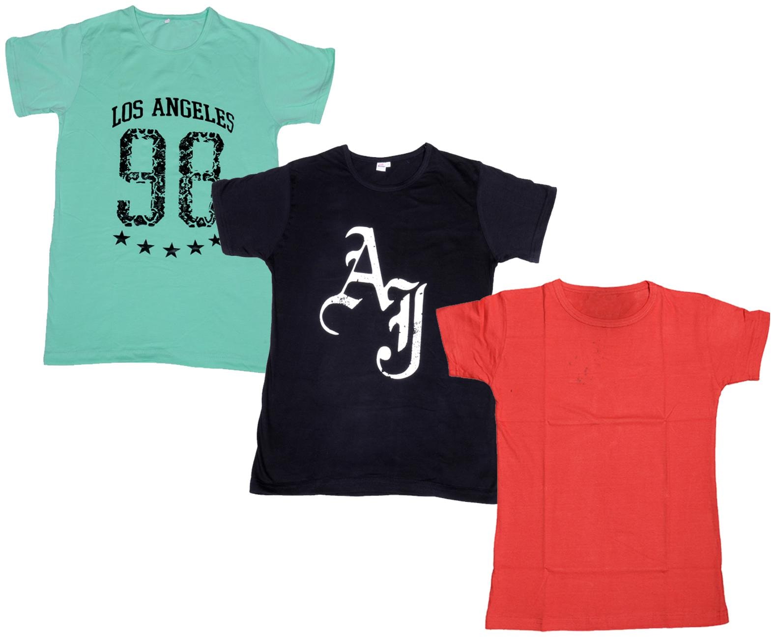 

Kavya Boy Cotton Printed T-shirt - Multi