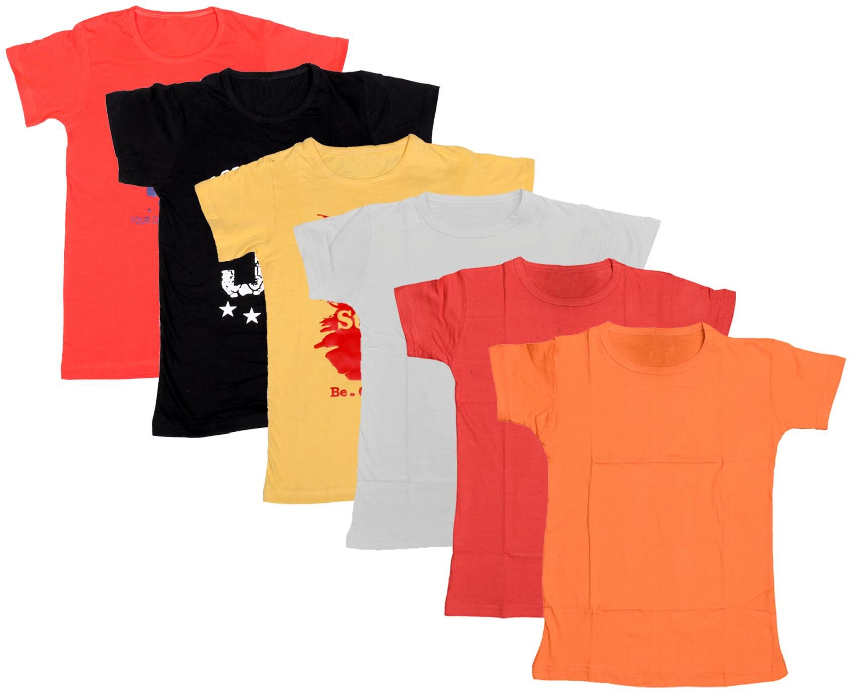 

Kavya Boy Cotton Printed T-shirt - Multi