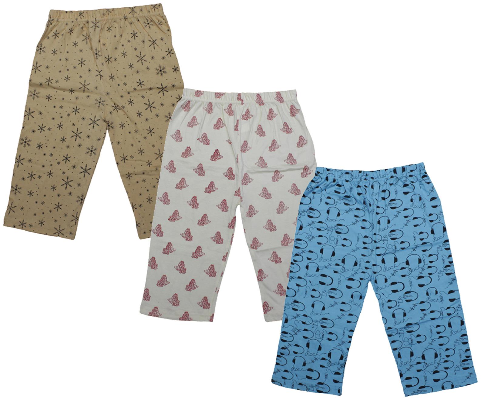 

Kavya Girl Cotton Printed Capri - Multi