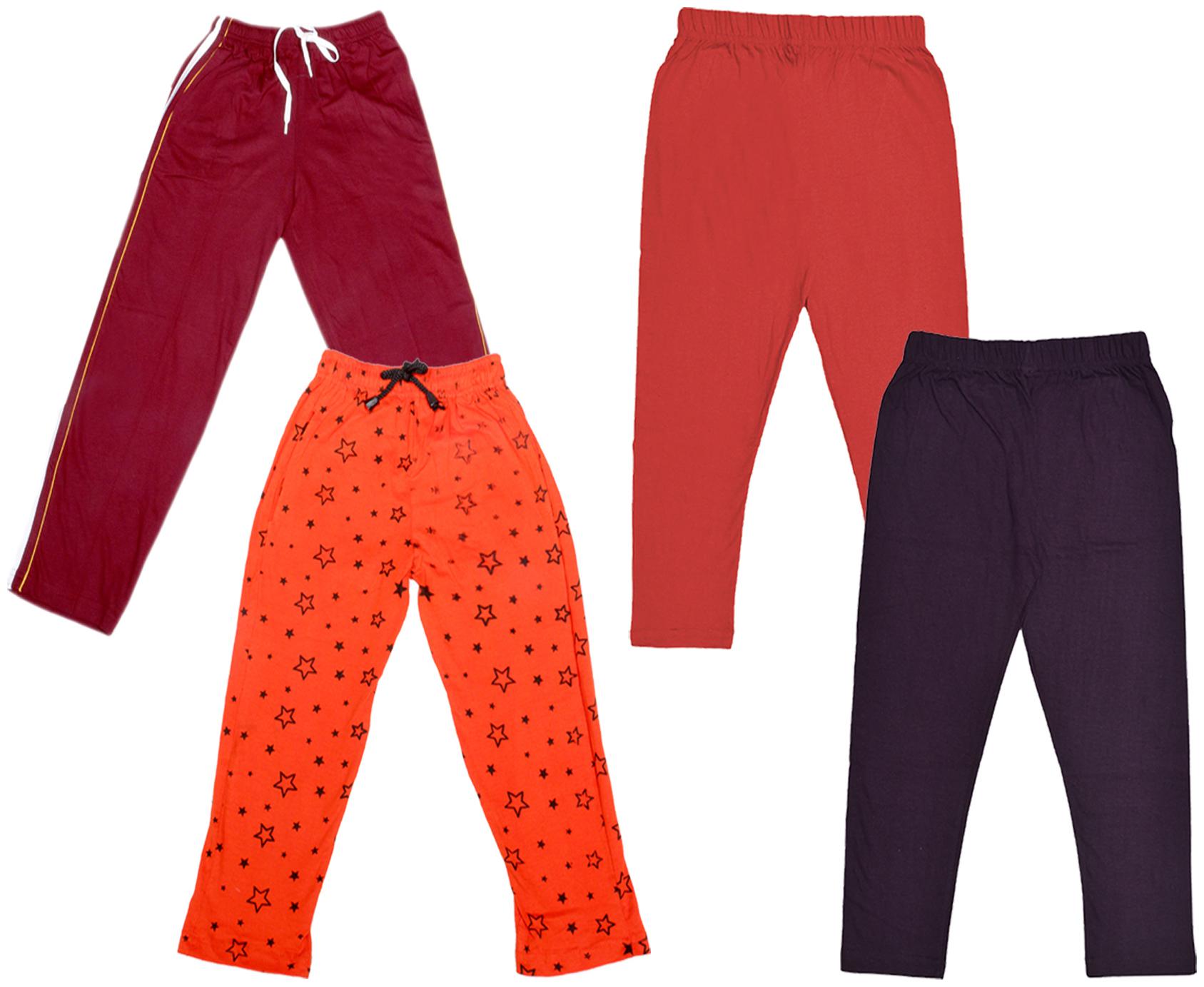 

Kavya Girl Cotton Solid Capri - Multi