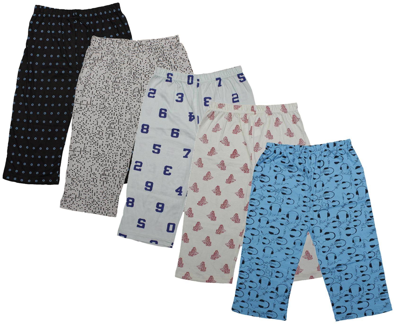 

Kavya Girl Cotton Printed Capri - Multi
