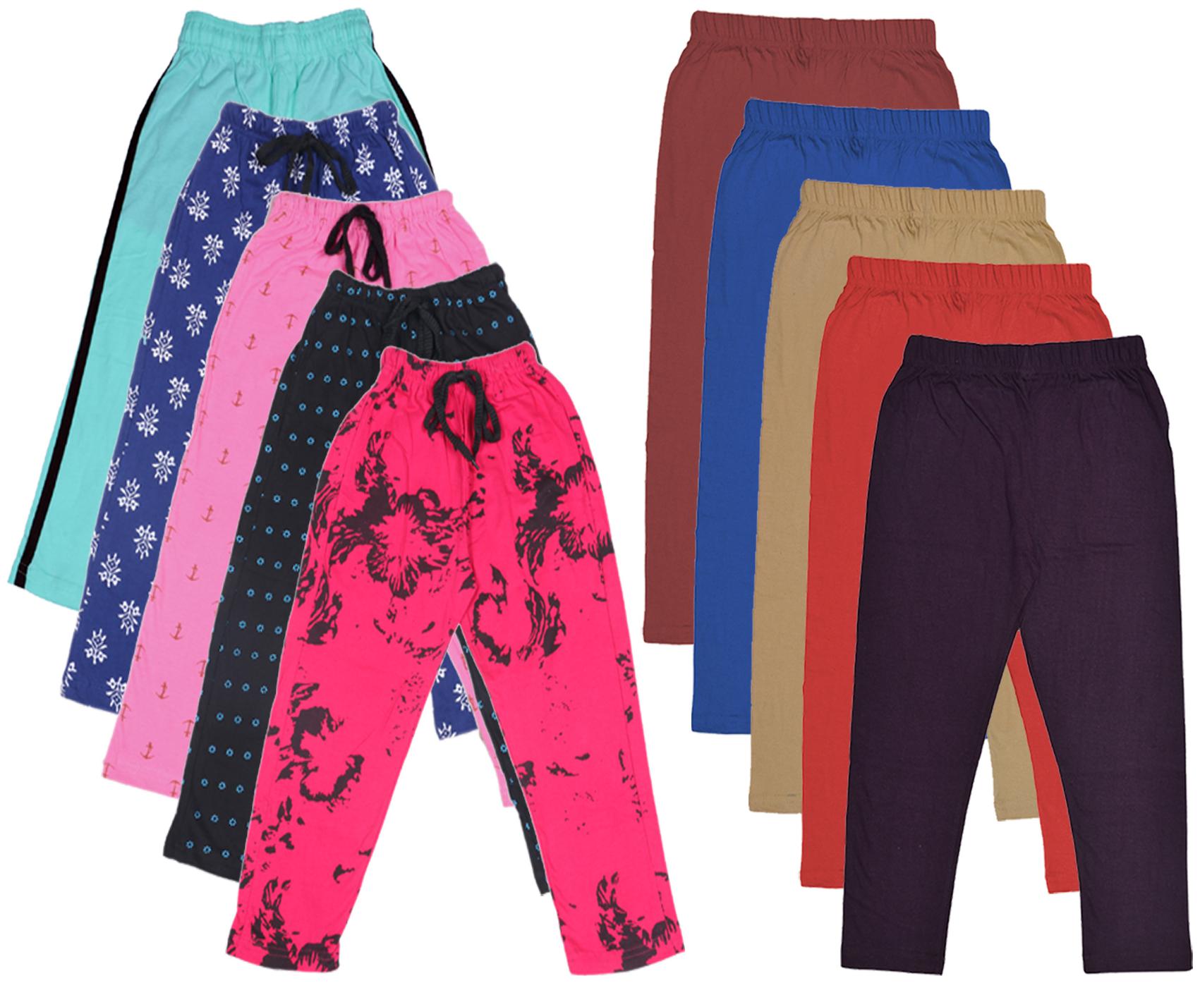 

Kavya Girl Cotton Solid Capri - Multi