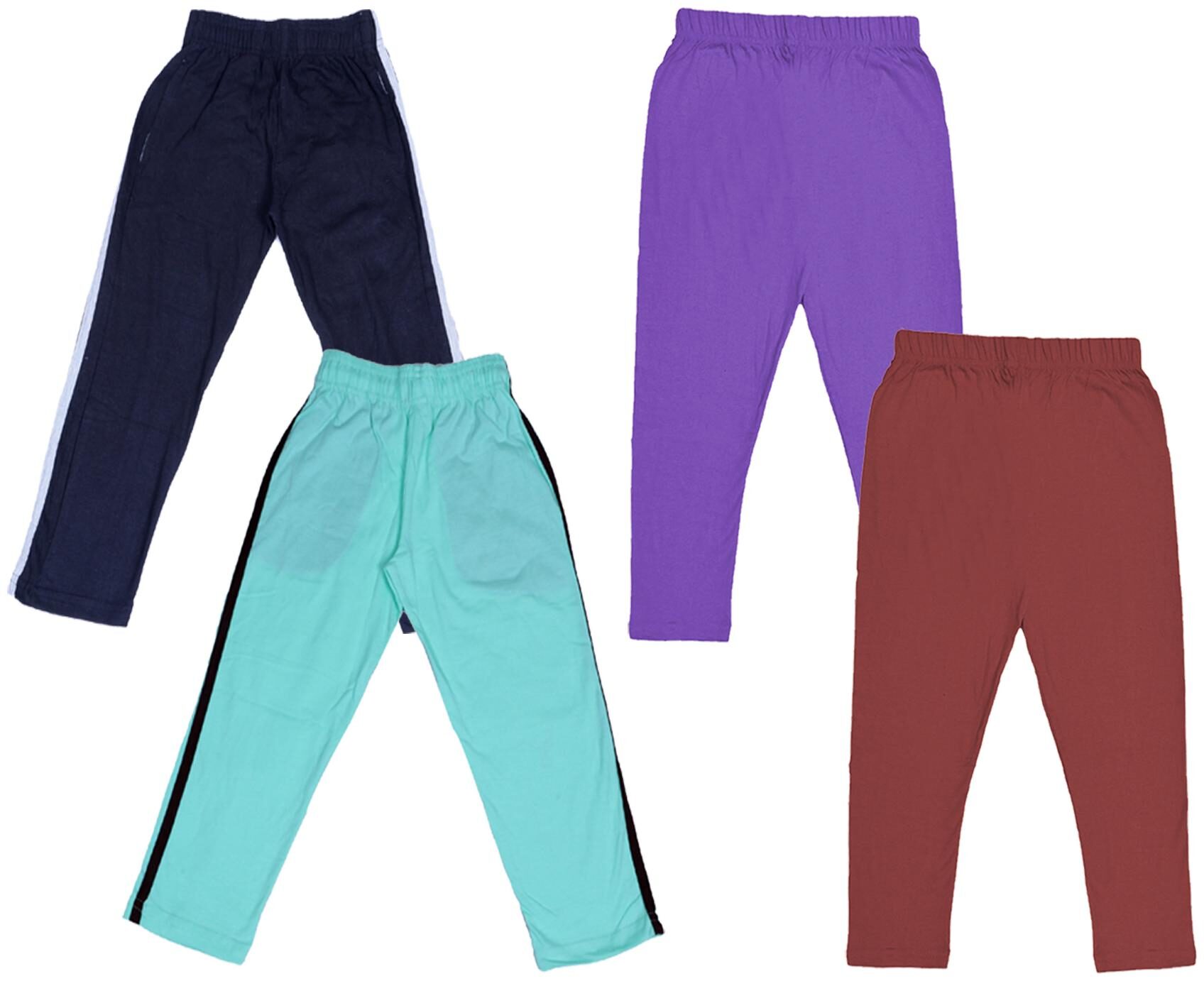 

Kavya Girl Cotton Solid Capri - Multi