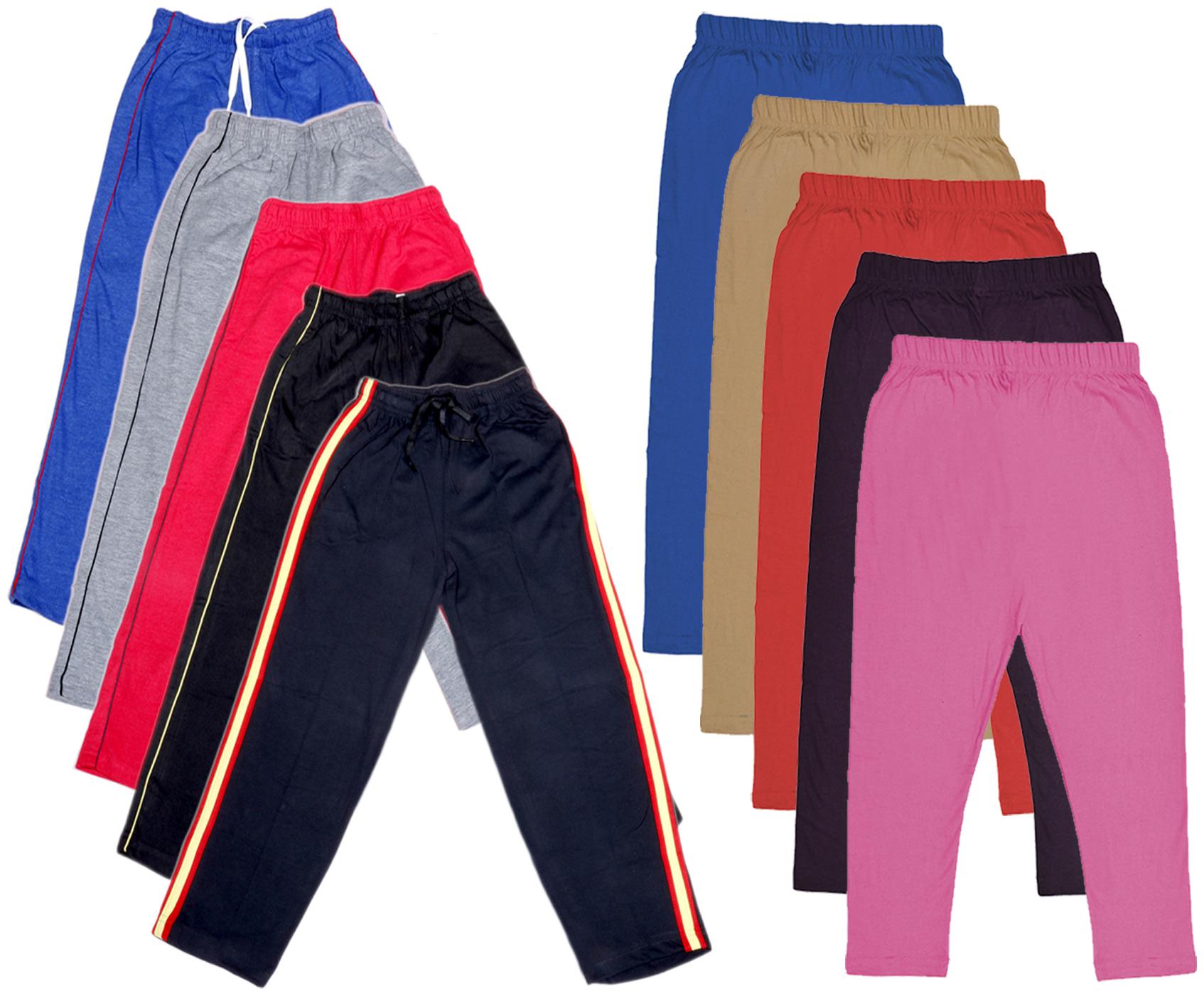 

Kavya Girl Cotton Solid Capri - Multi