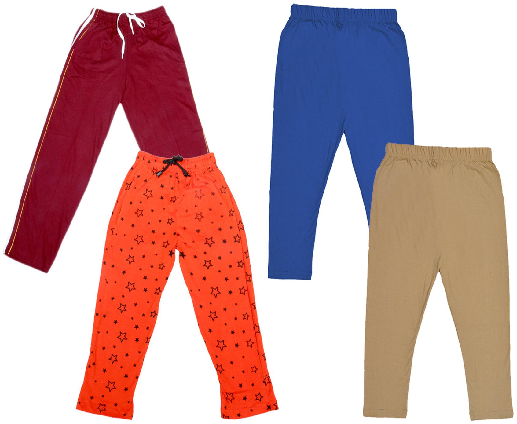 

Kavya Girl Cotton Solid Capri - Multi
