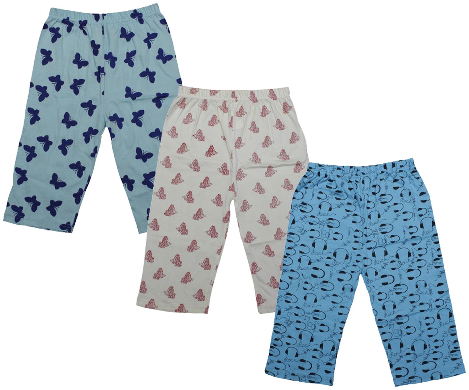 

Kavya Girl Cotton Printed Capri - Multi