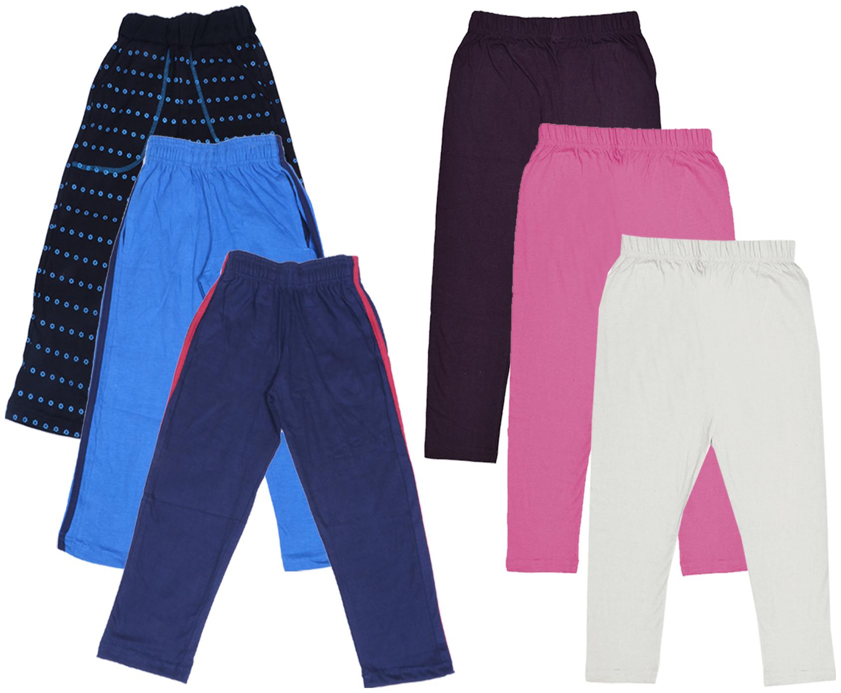 

Kavya Girl Cotton Solid Capri - Multi
