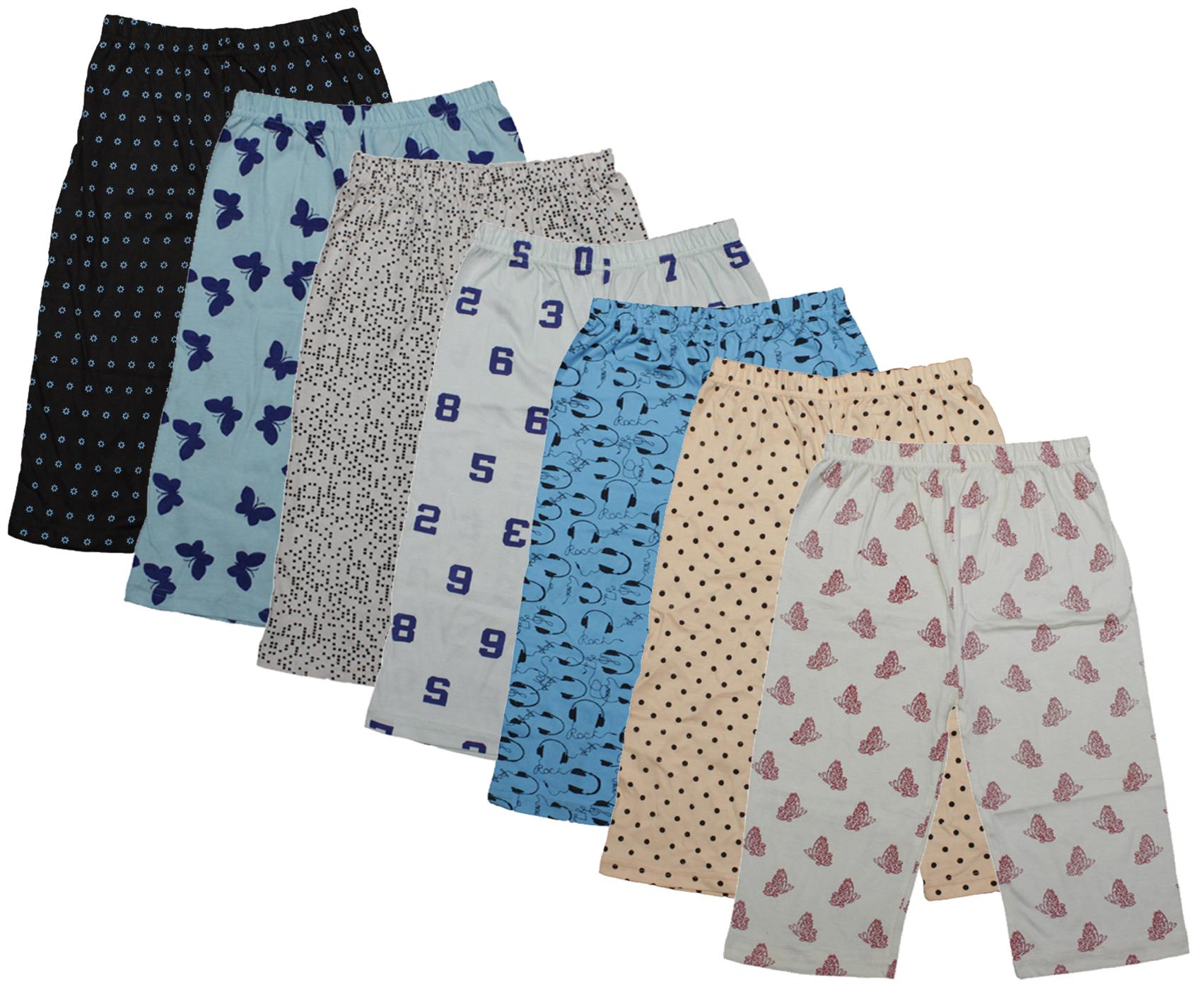 

Kavya Girl Cotton Printed Capri - Multi