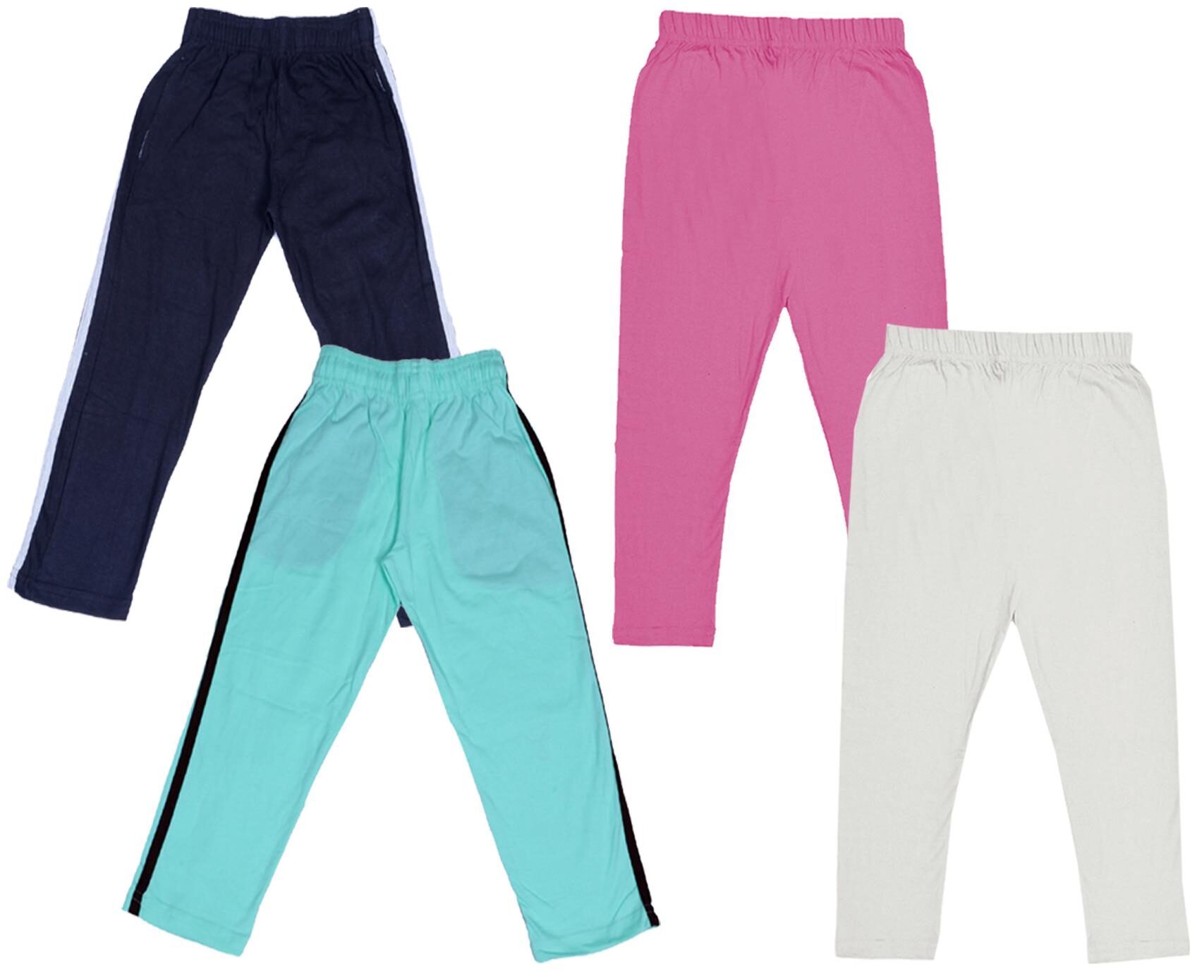 

Kavya Girl Cotton Solid Capri - Multi