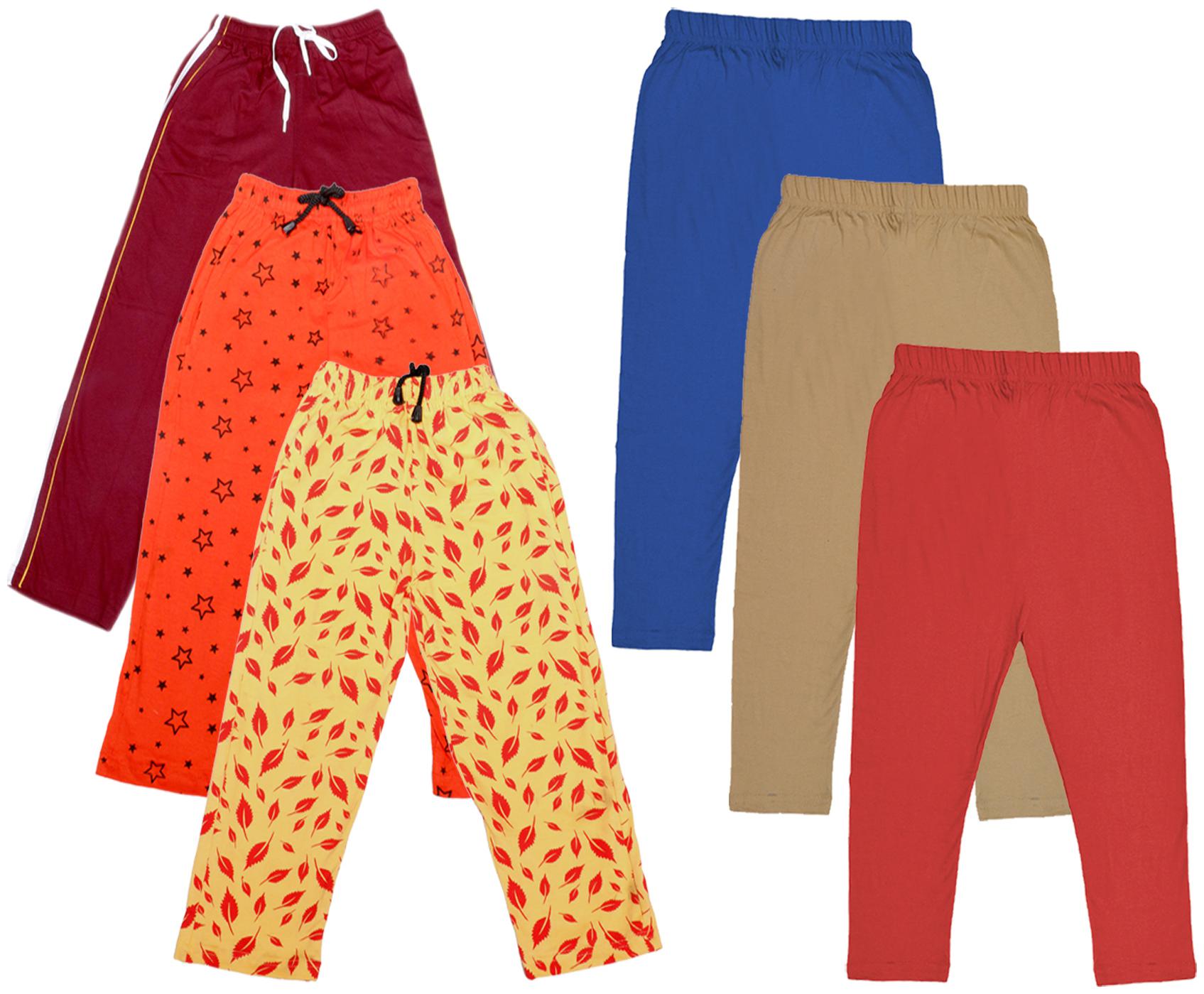 

Kavya Girl Cotton Solid Capri - Multi