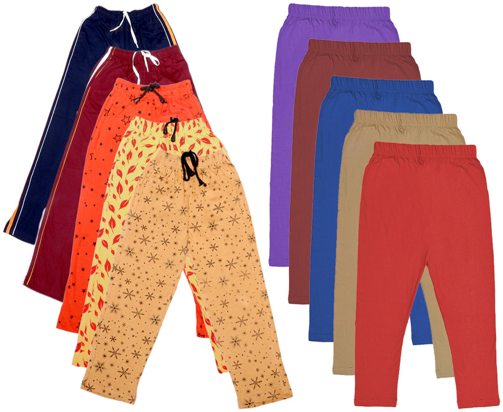 

Kavya Girl Cotton Solid Capri - Multi