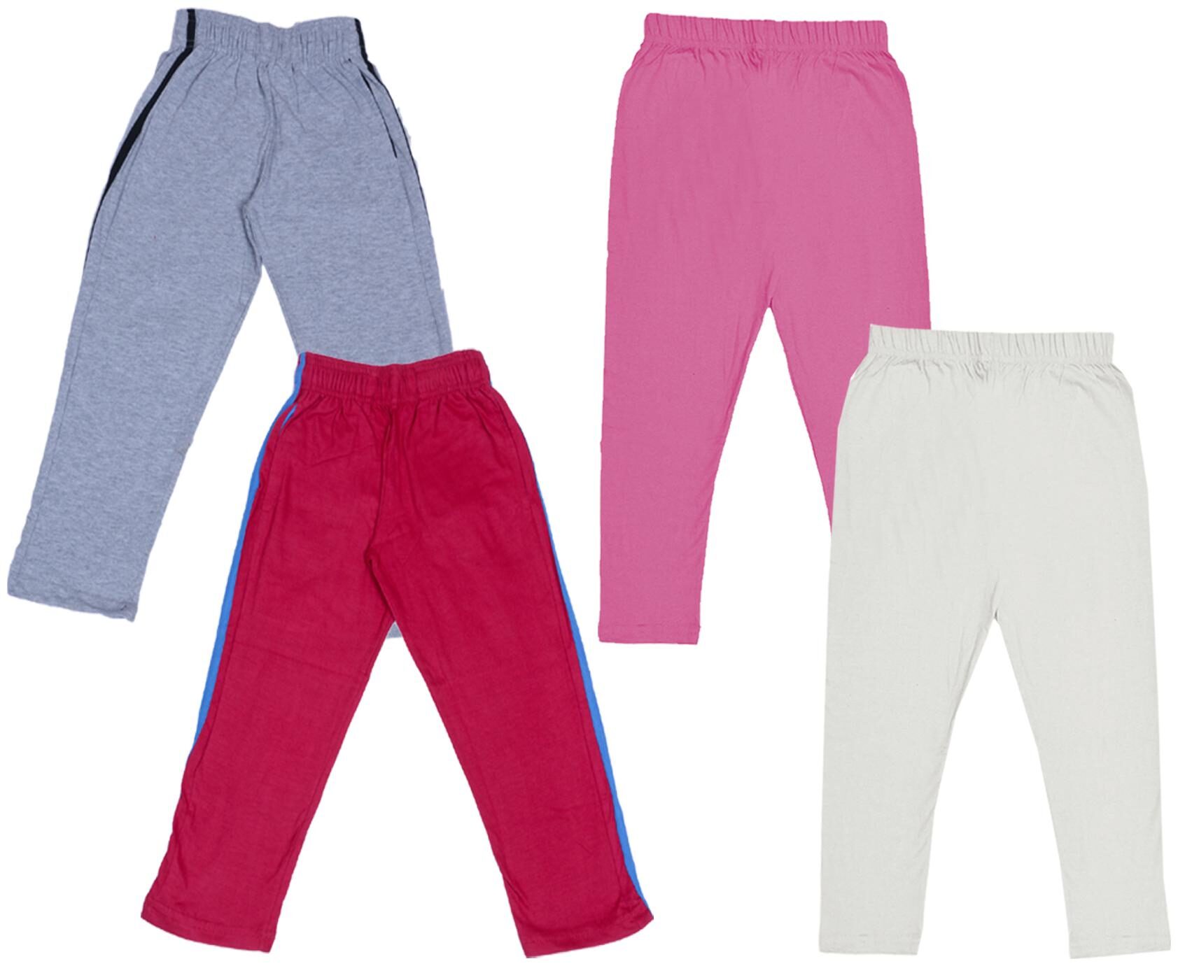

Kavya Girl Cotton Solid Capri - Multi