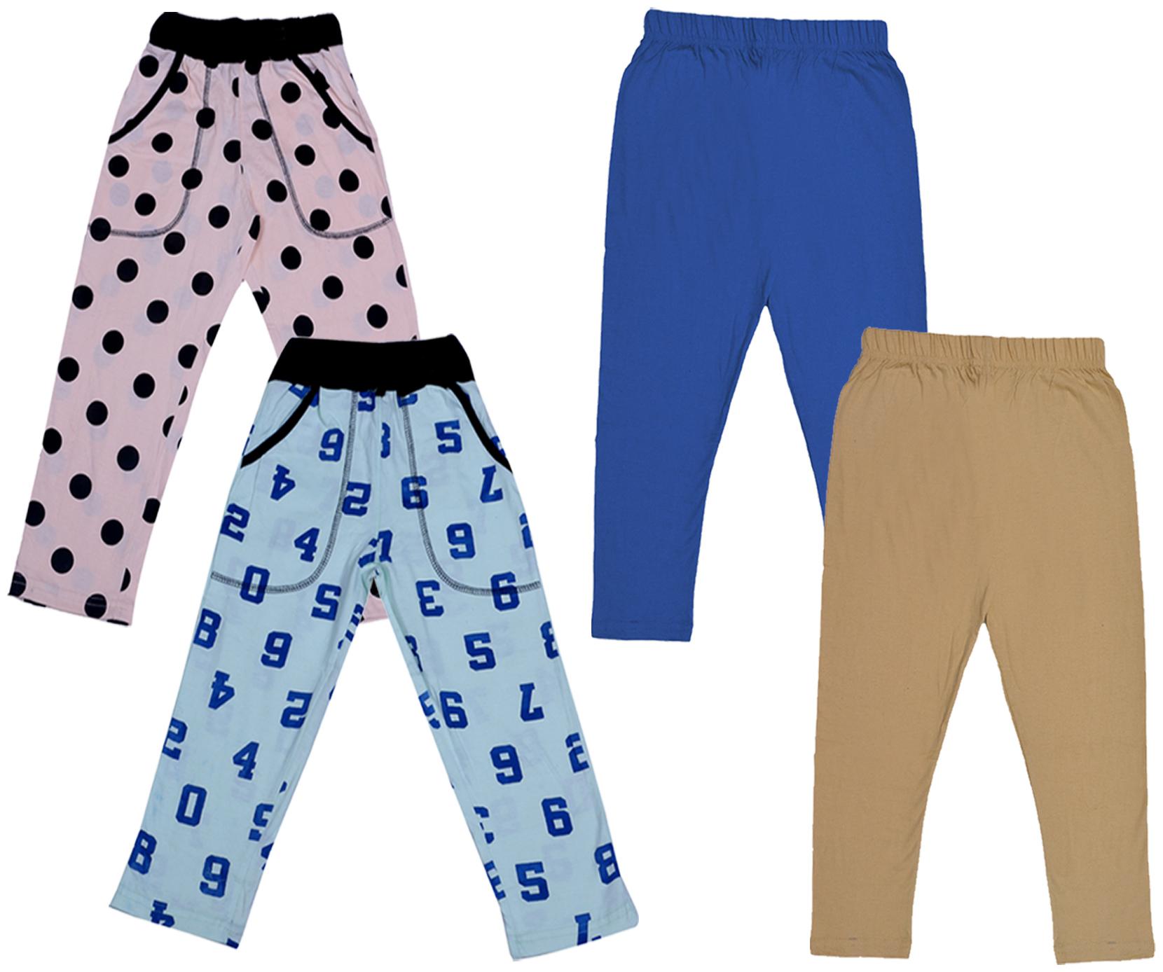 

Kavya Girl Cotton Solid Capri - Multi