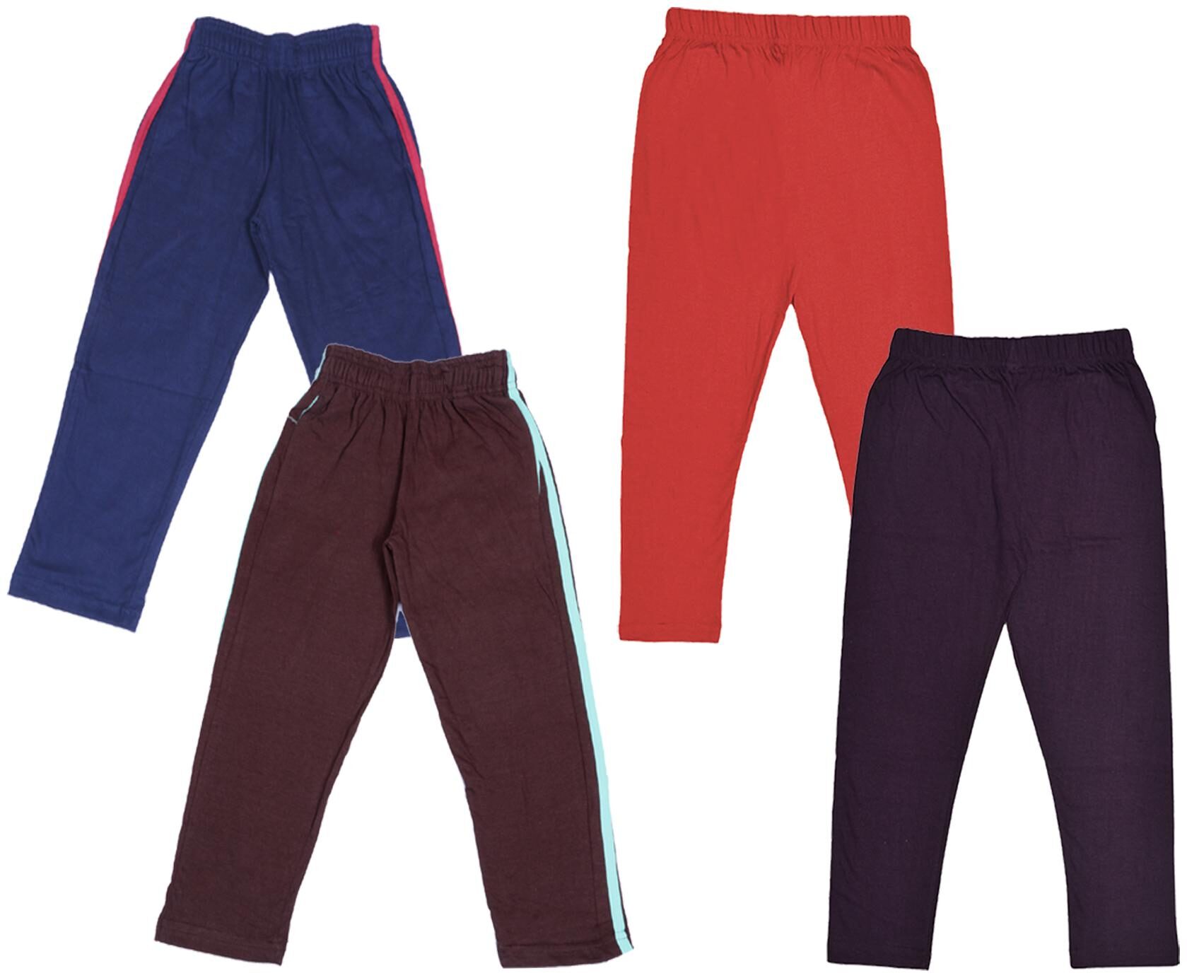 

Kavya Girl Cotton Solid Capri - Multi