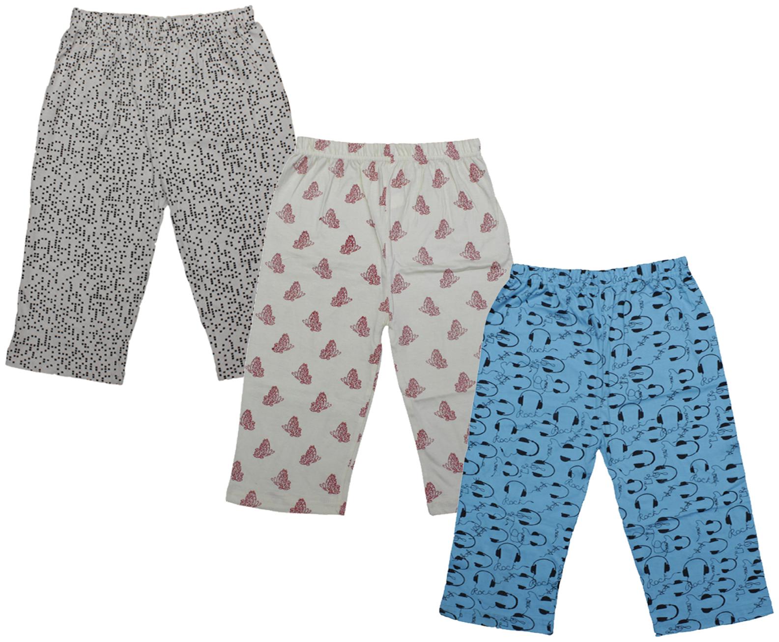 

Kavya Girl Cotton Printed Capri - Multi