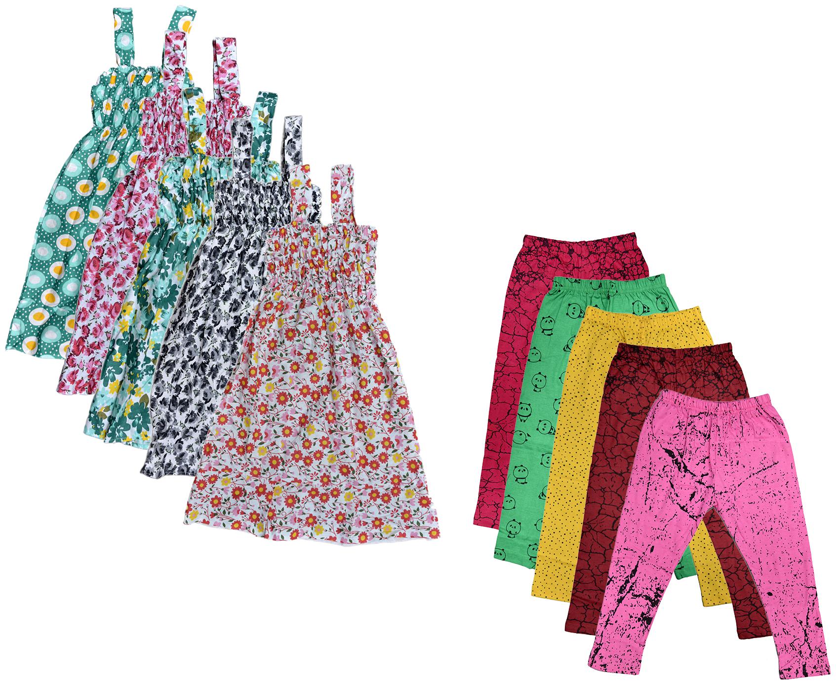 

Kavya Girl Cotton Top Bottom Set - Multi