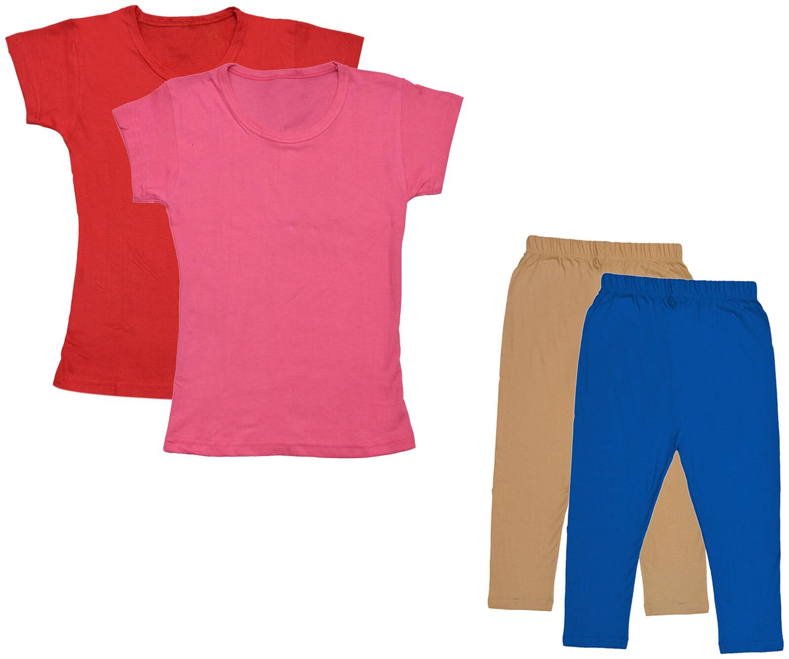 

Kavya Girl Cotton Top Bottom Set - Multi