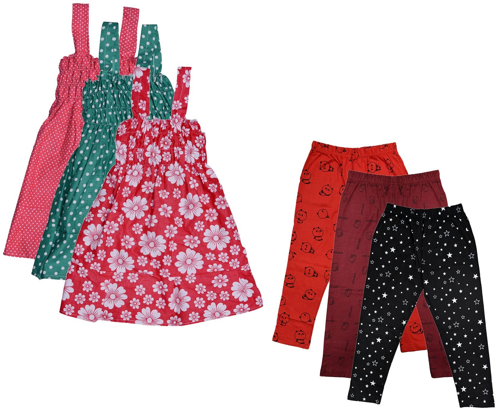 

Kavya Girl Cotton Top Bottom Set - Multi