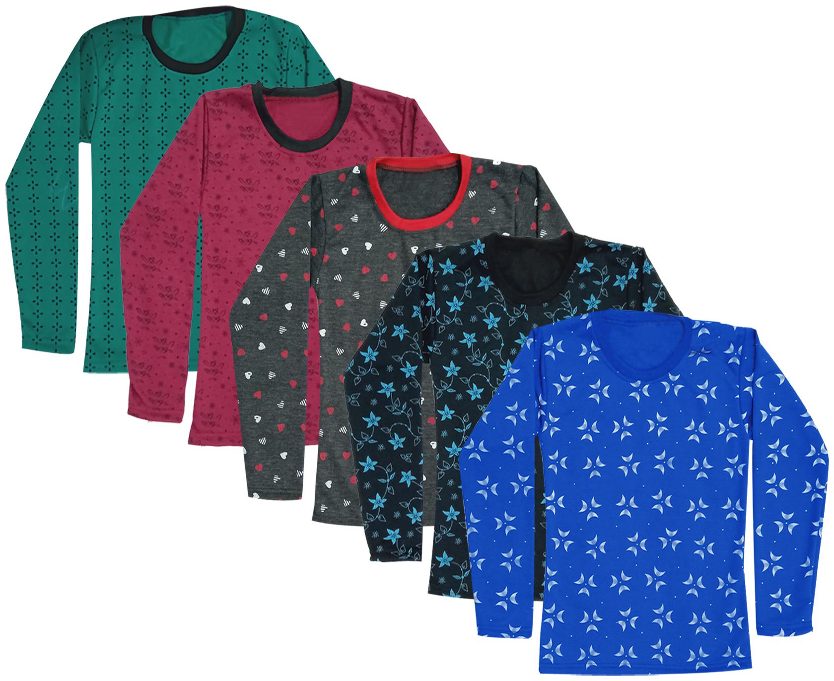 

Kavya Girl Wool Printed T shirt - Multi