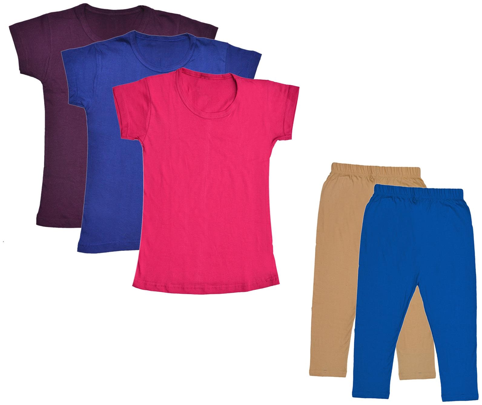 

Kavya Girl Cotton Top Bottom Set - Multi