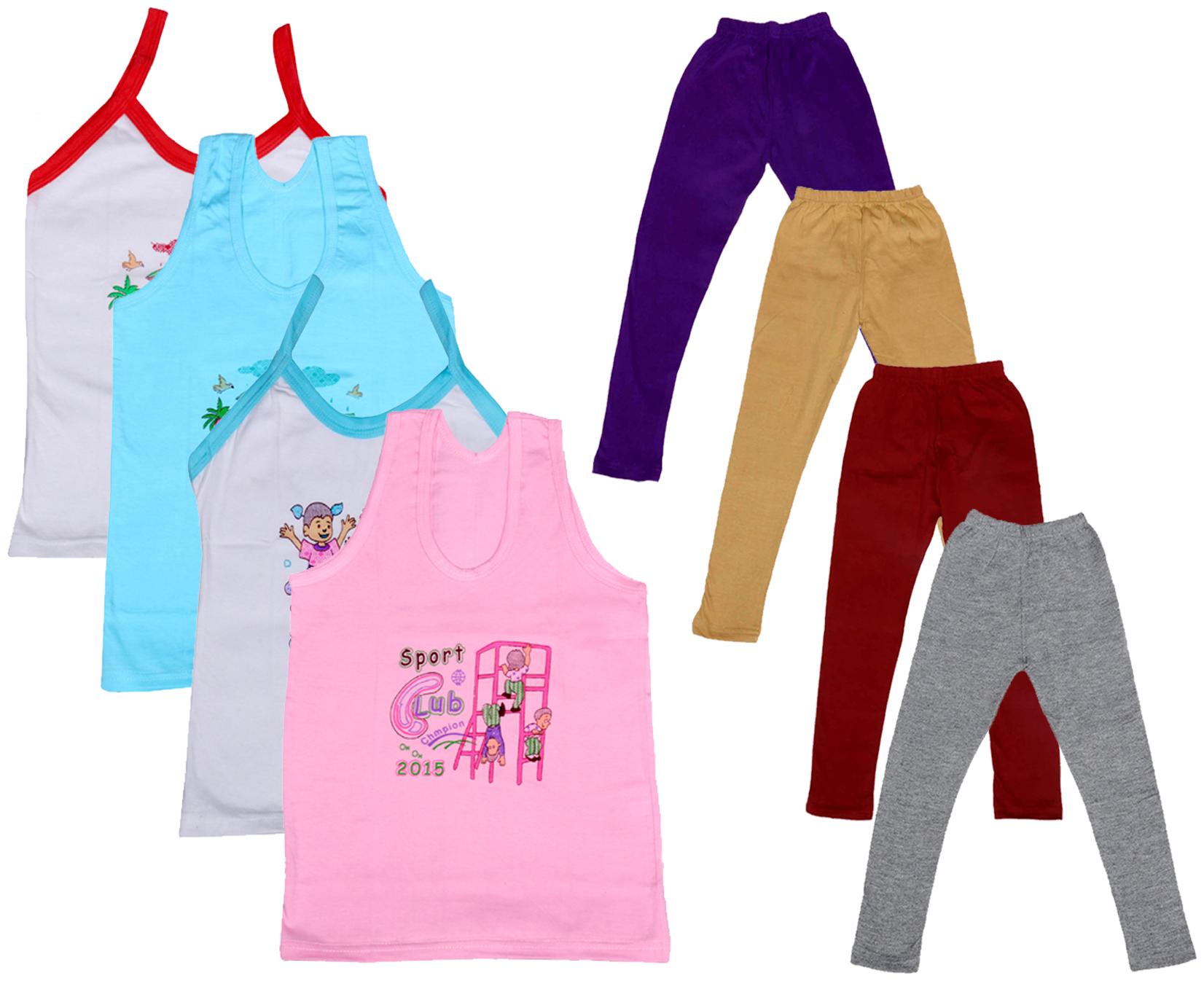 

Kavya Girl Cotton Top Bottom Set - Multi