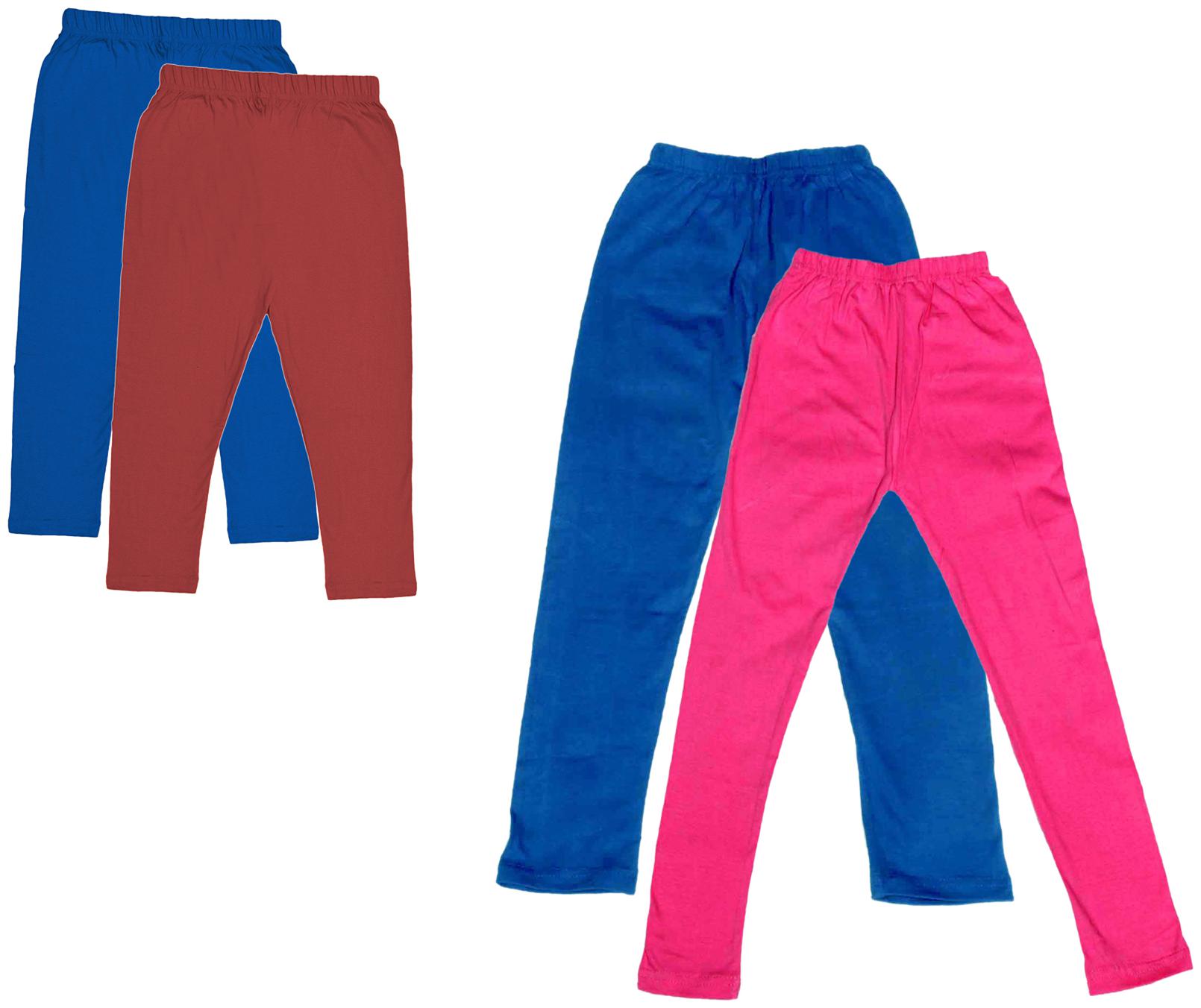 

Kavya Girl Cotton Solid Capri - Multi