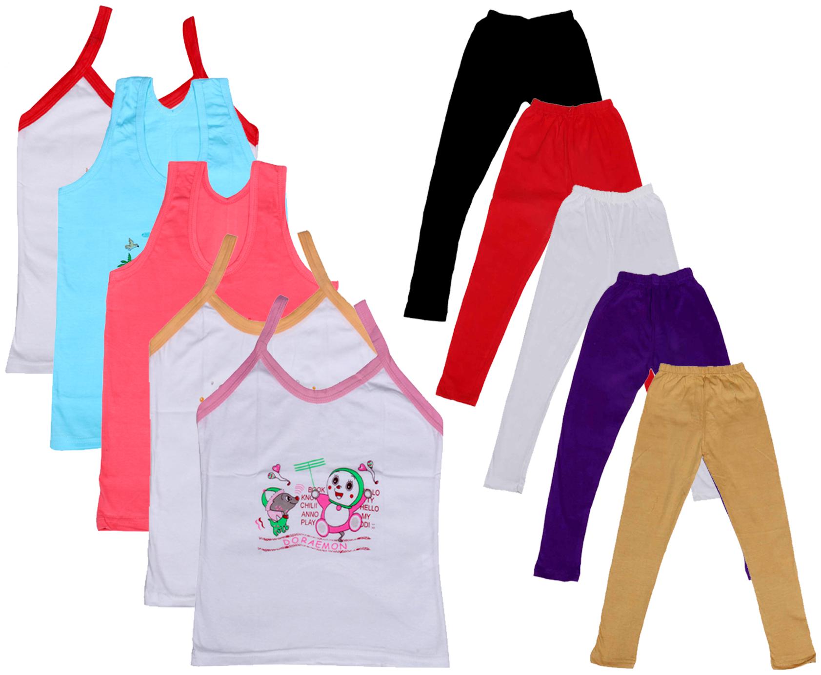 

Kavya Girl Cotton Top Bottom Set - Multi
