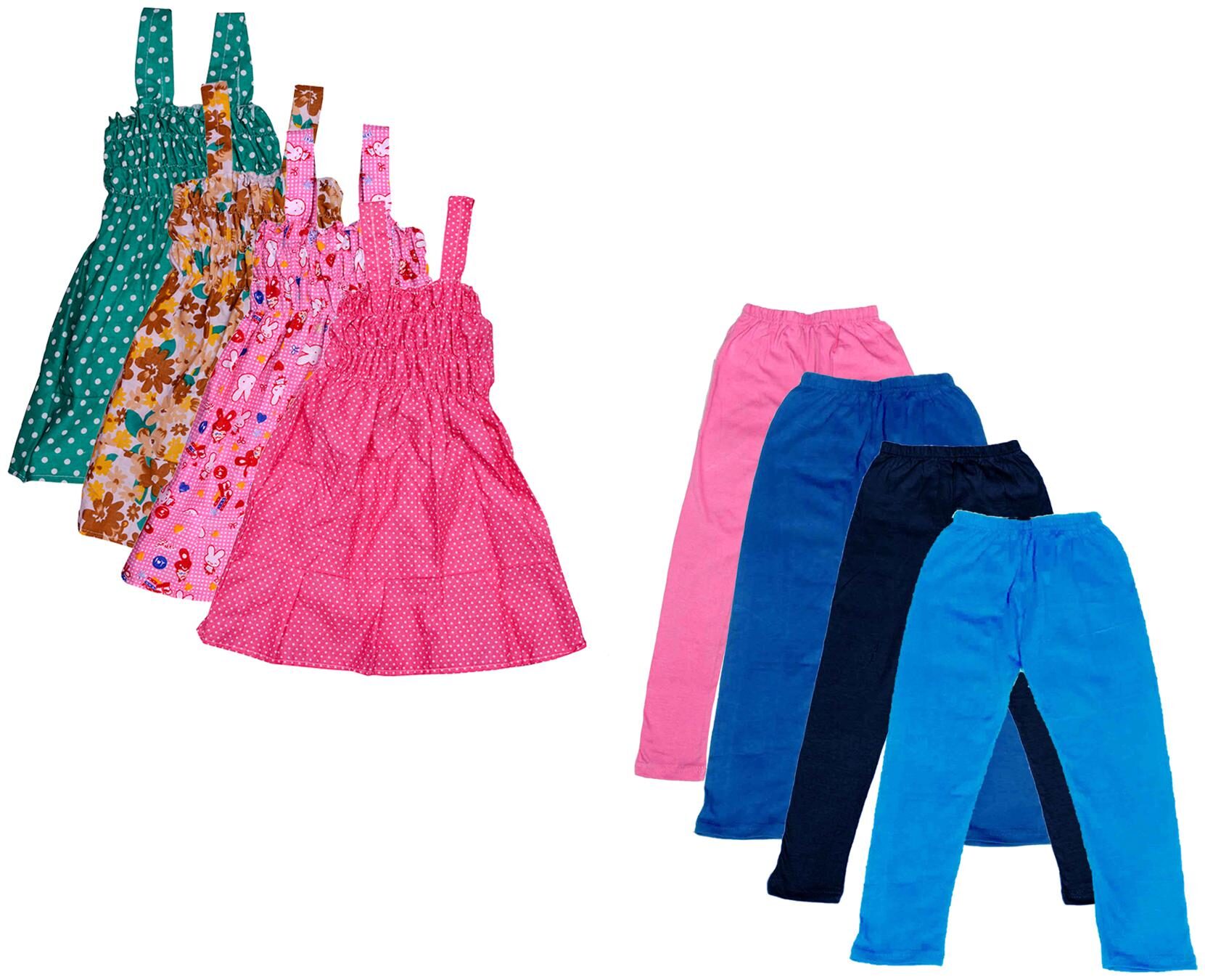 

Kavya Girl Cotton Top Bottom Set - Multi