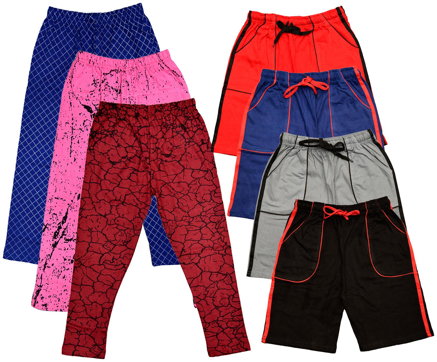 

Kavya Girl Cotton Printed Capri - Multi