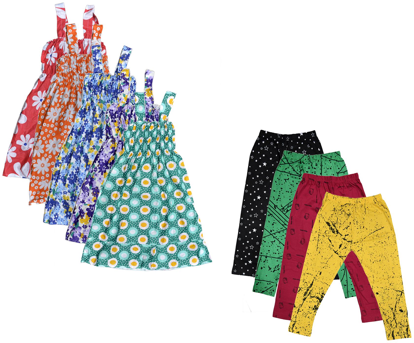 

Kavya Girl Cotton Top Bottom Set - Multi