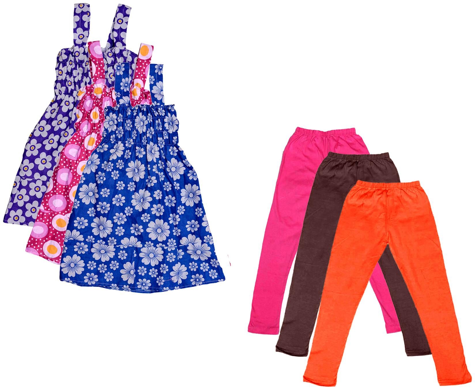 

Kavya Girl Cotton Top Bottom Set - Multi