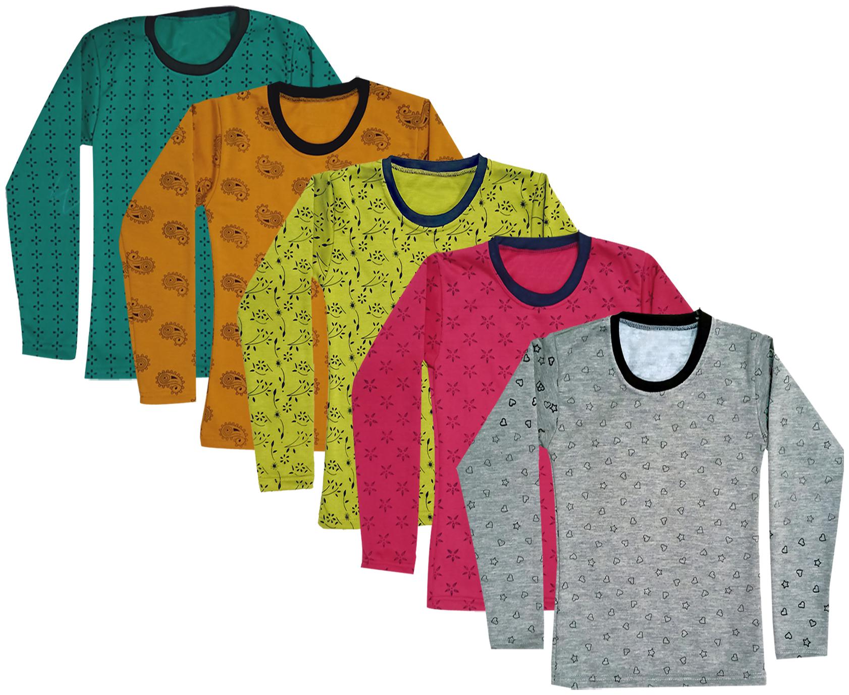 

Kavya Girl Wool Printed T shirt - Multi
