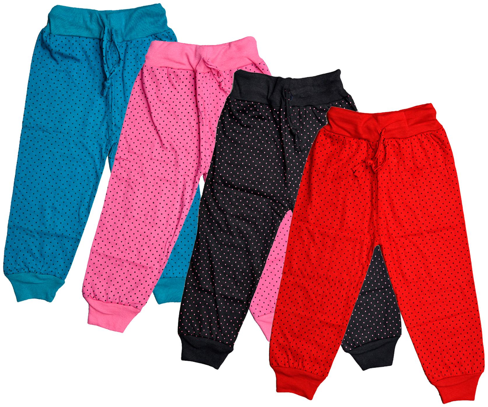 

KAVYA Girls Cotton Printed Capri (Pack of 4)