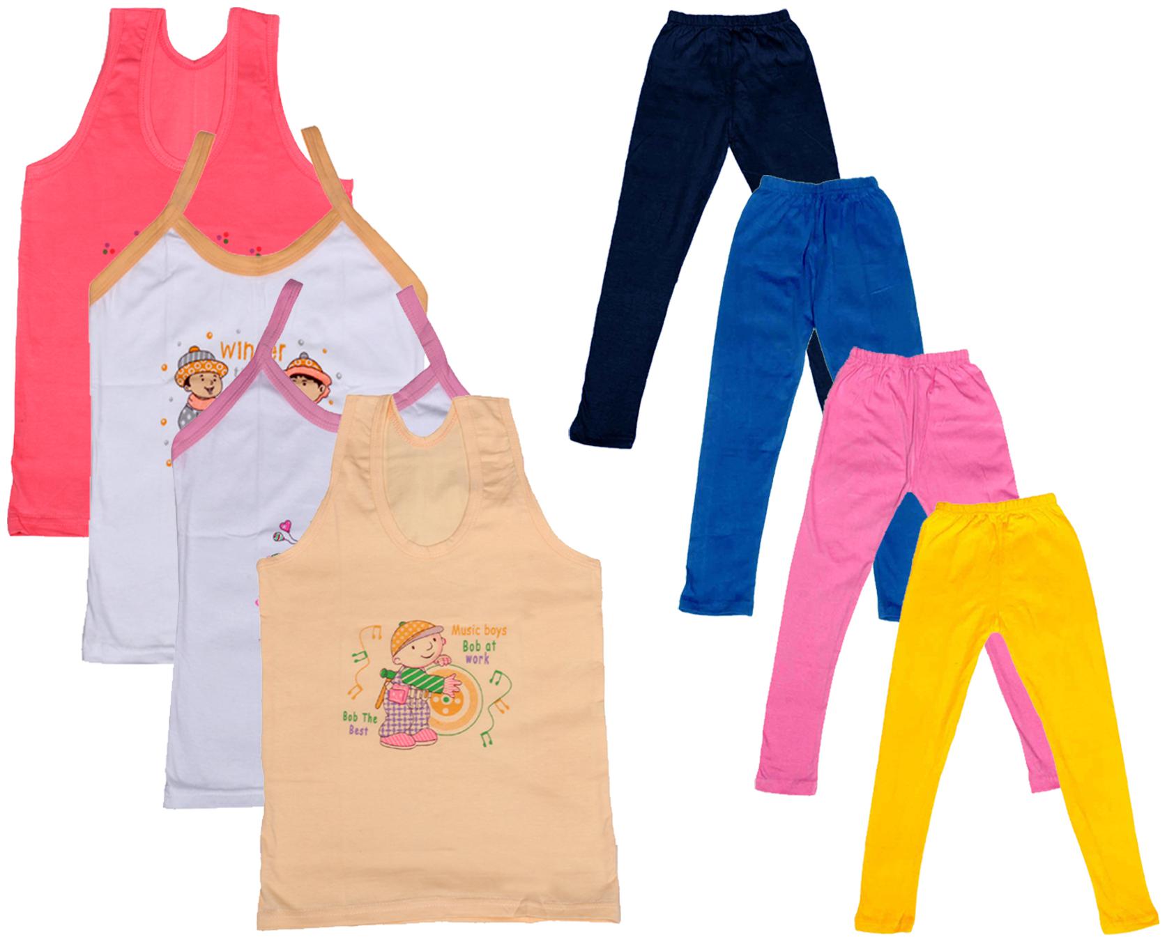 

Kavya Girl Cotton Top Bottom Set - Multi