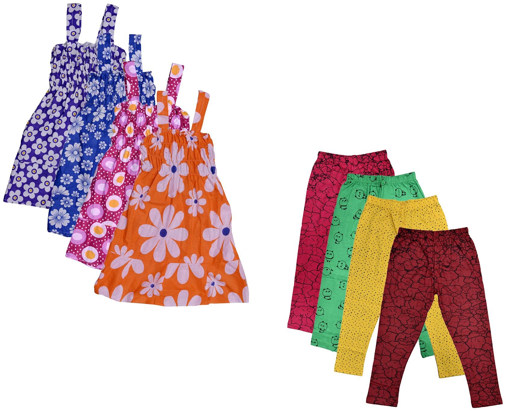 

Kavya Girl Cotton Top Bottom Set - Multi