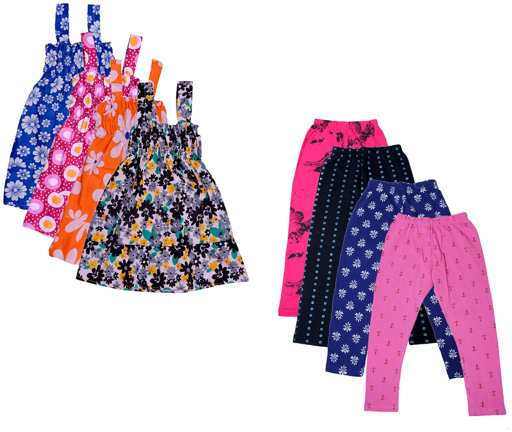 

Kavya Girl Cotton Top Bottom Set - Multi