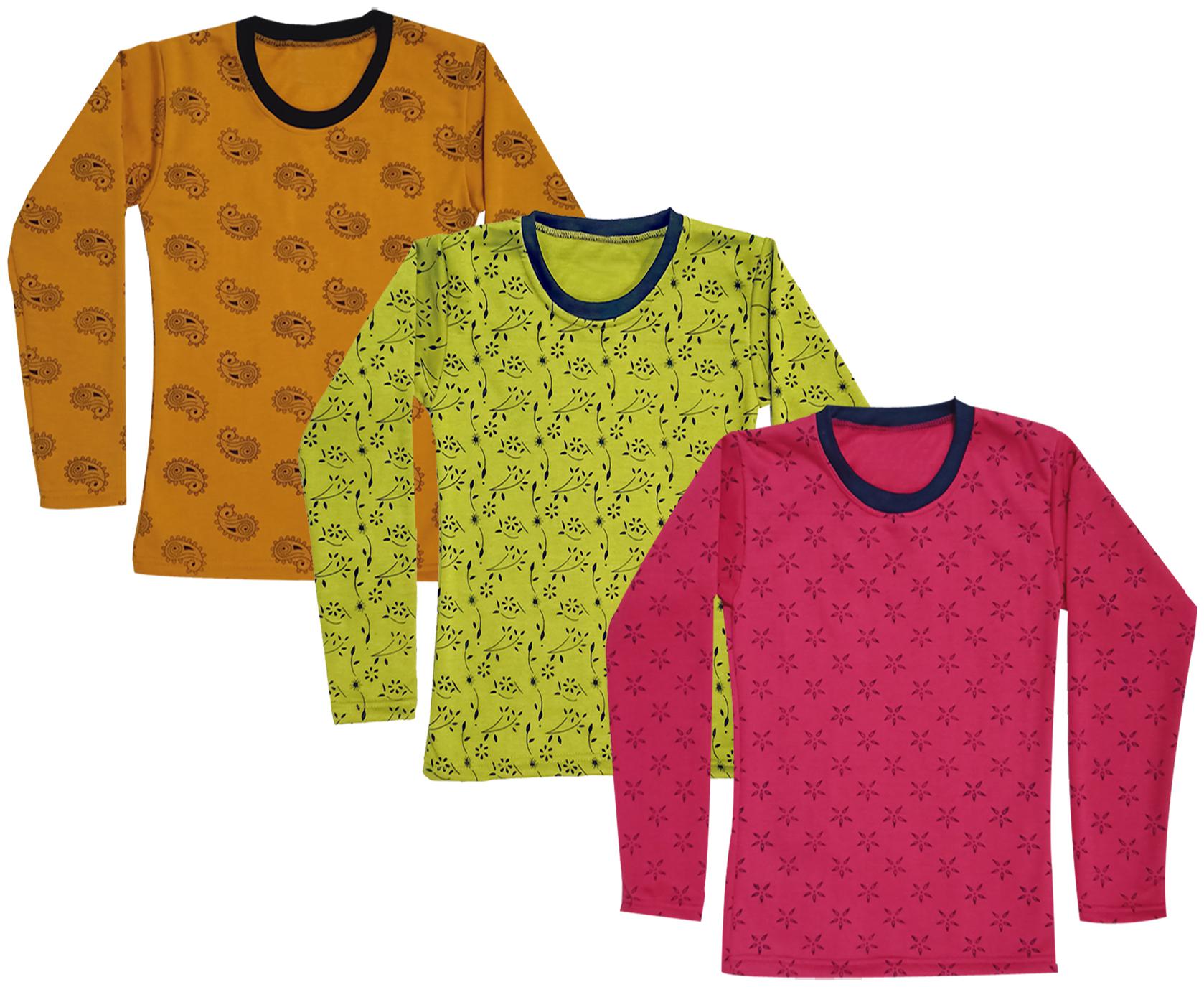 

Kavya Girl Wool Printed T shirt - Multi