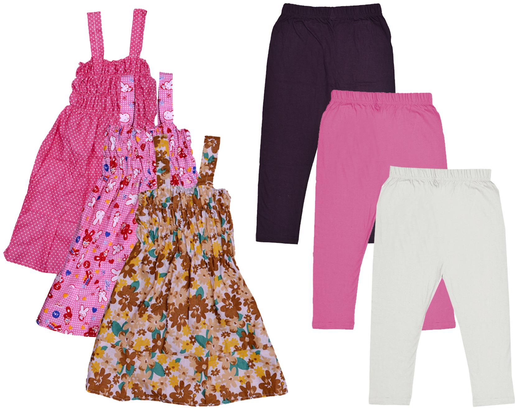 

Kavya Girl Cotton Top Bottom Set - Multi