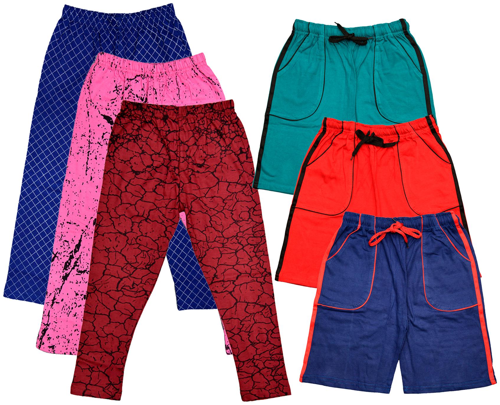 

Kavya Girl Cotton Printed Capri - Multi