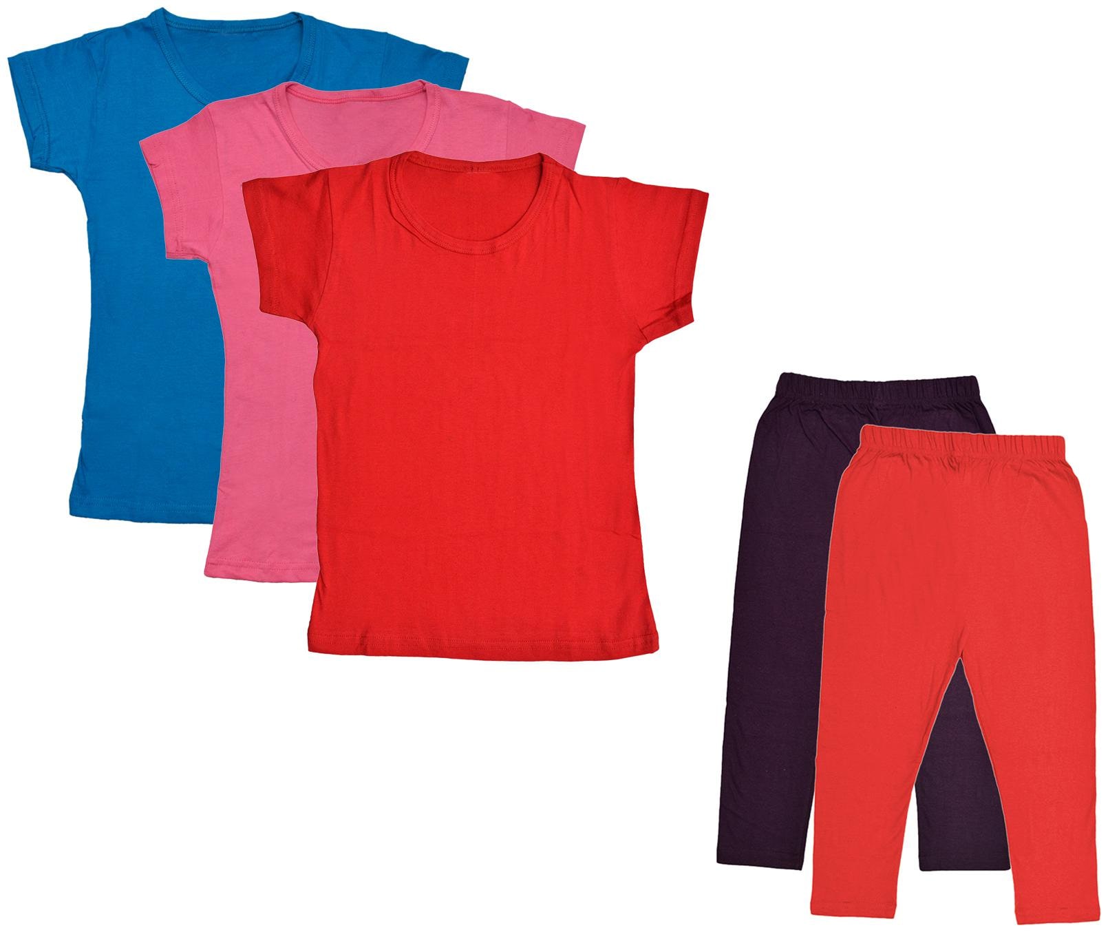 

Kavya Girl Cotton Top Bottom Set - Multi