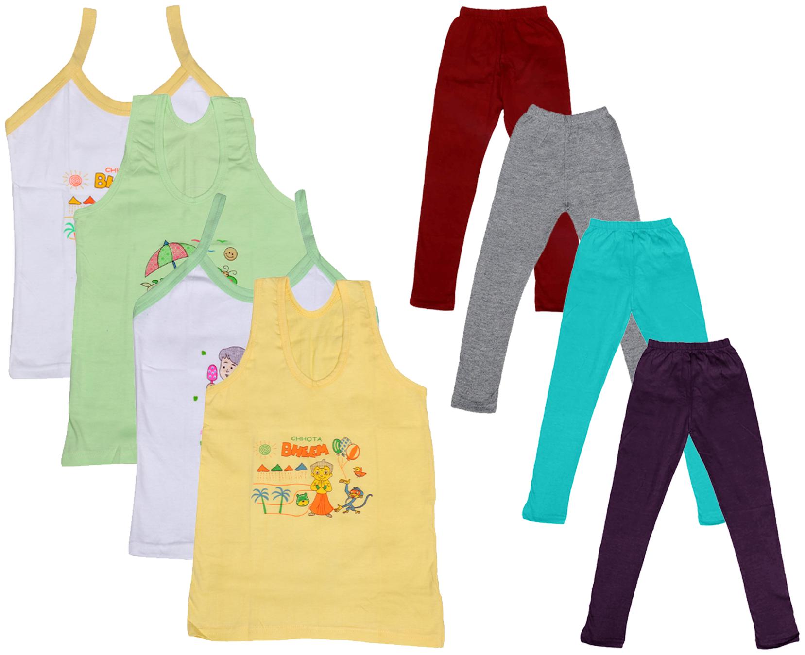 

Kavya Girl Cotton Top Bottom Set - Multi