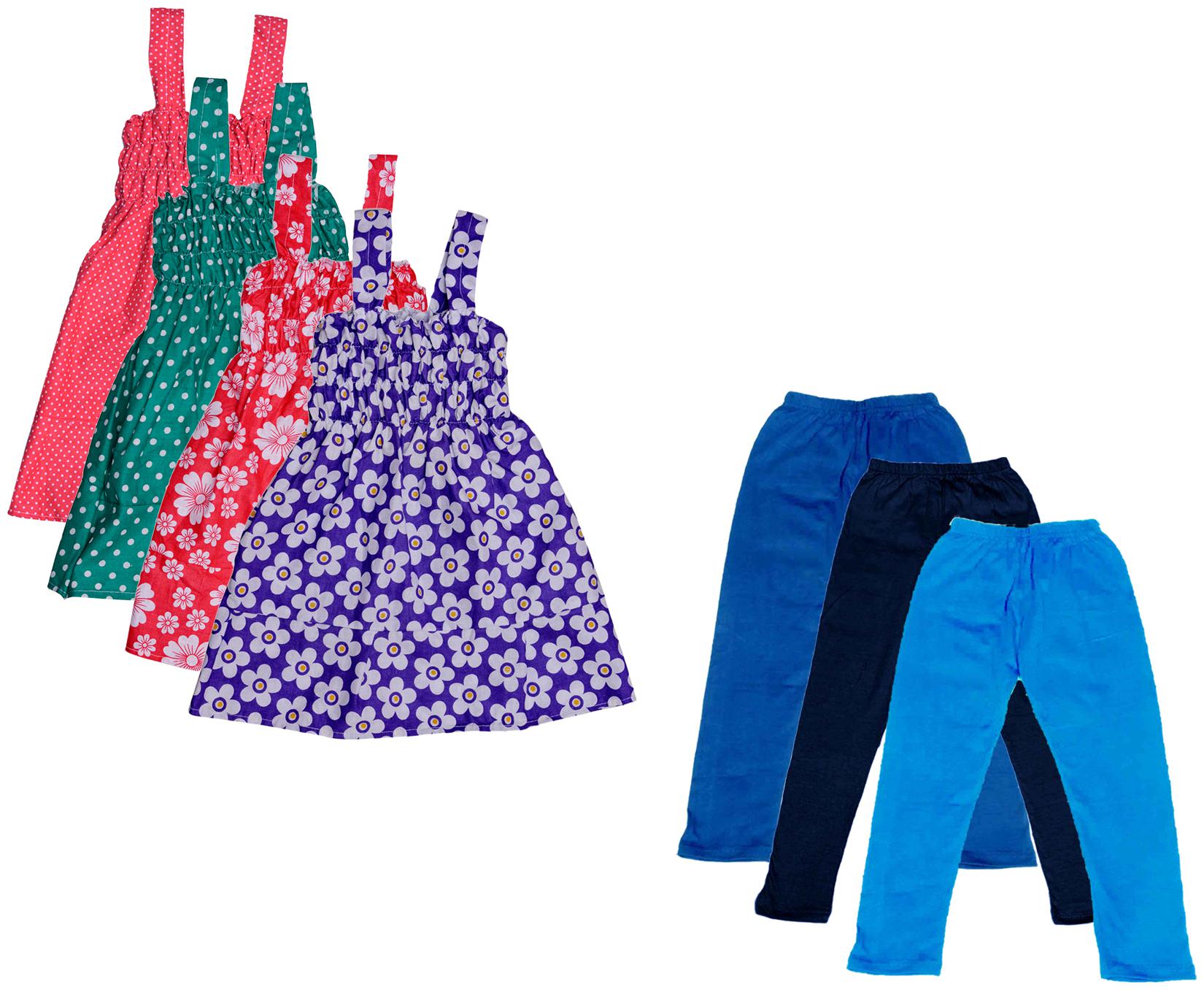 

Kavya Girl Cotton Top Bottom Set - Multi