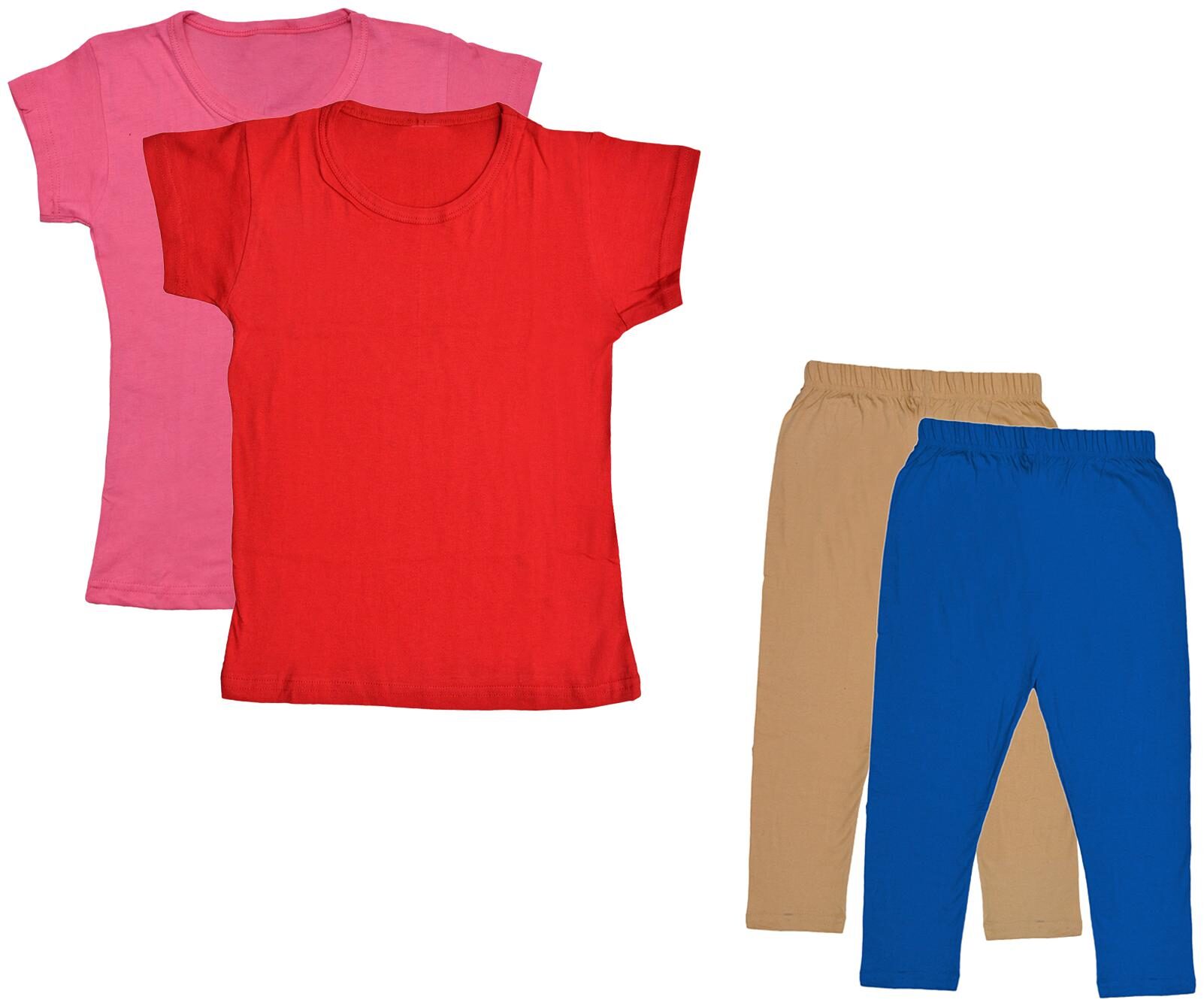 

Kavya Girl Cotton Top Bottom Set - Multi