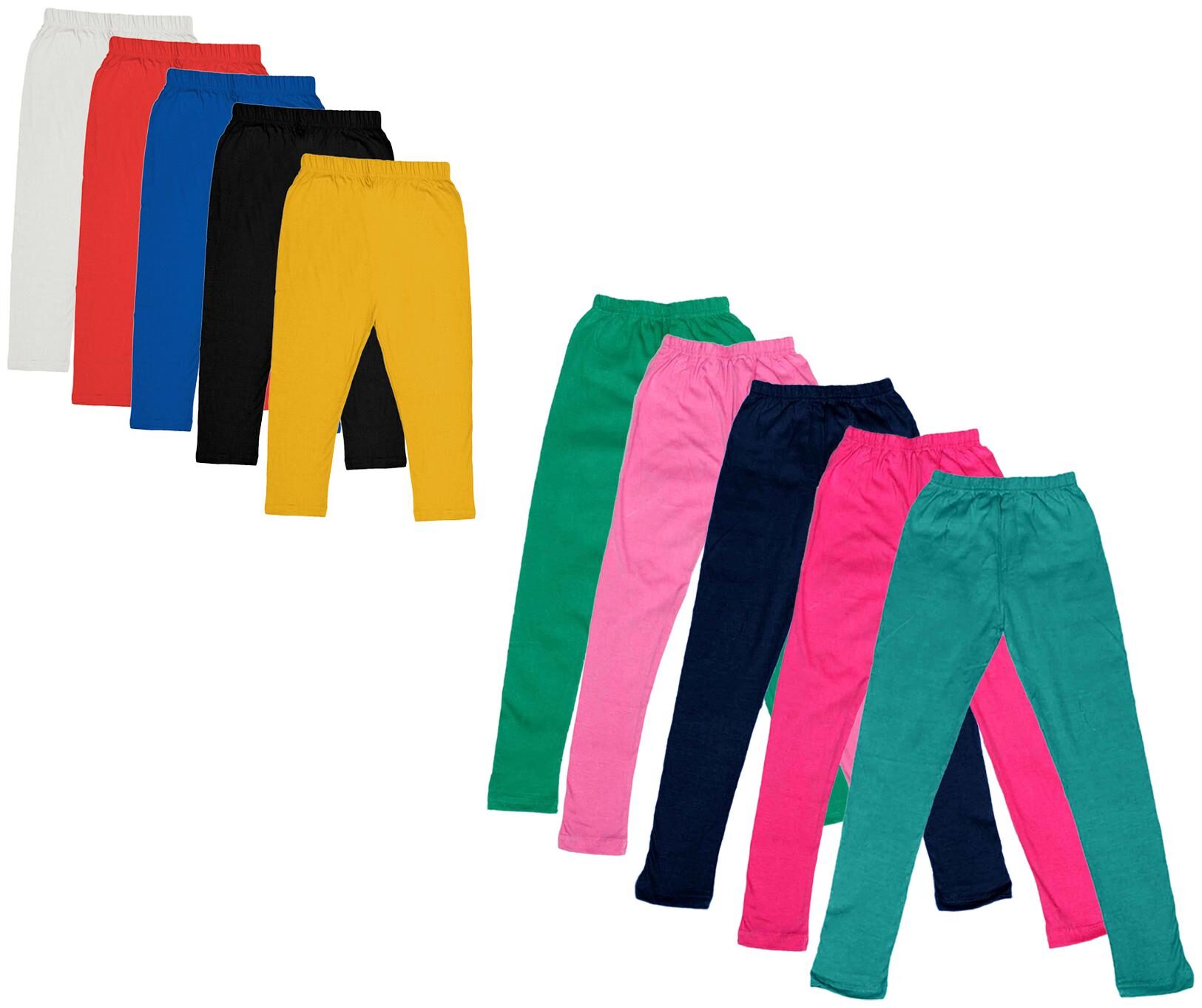 

Kavya Girl Cotton Solid Capri - Multi