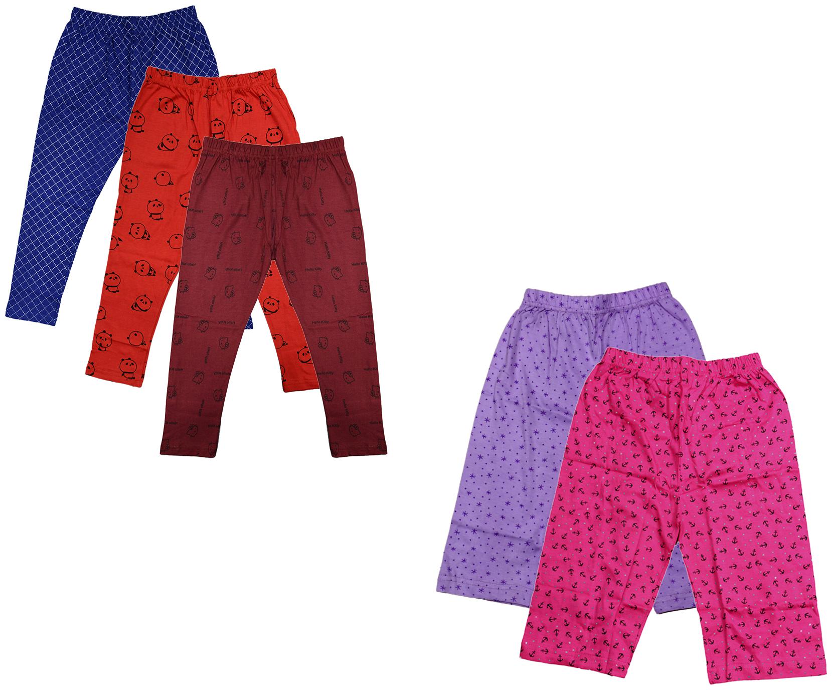 

Kavya Girl Cotton Printed Capri - Multi