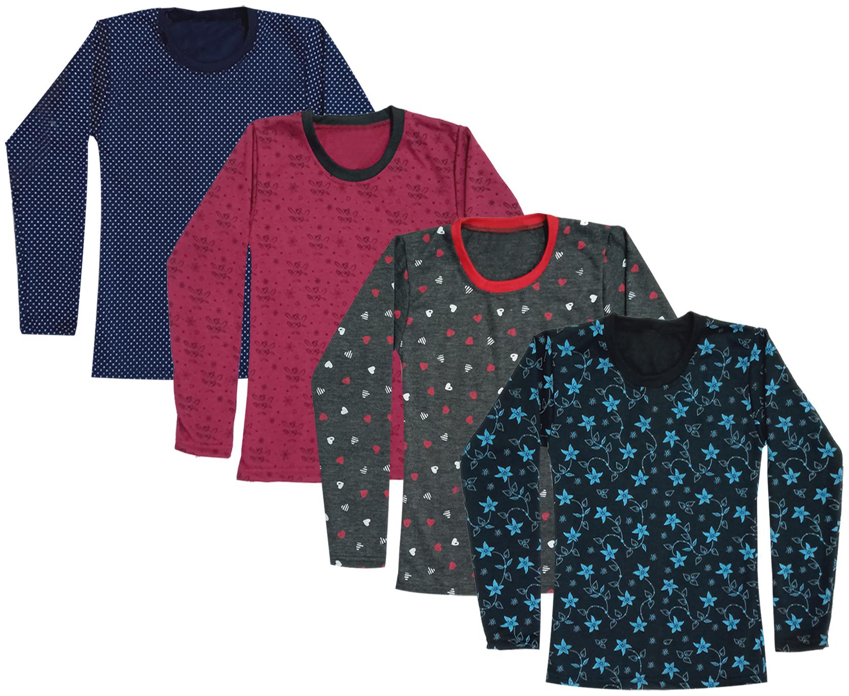 

Kavya Girl Wool Printed T shirt - Multi
