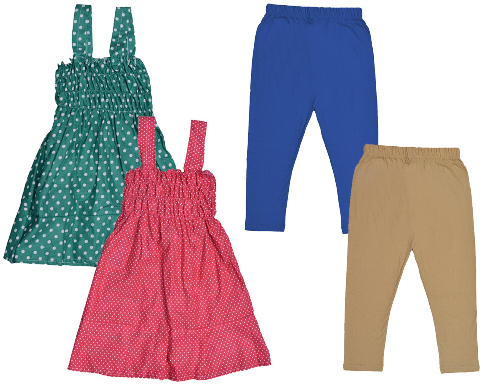 

Kavya Girl Cotton Top Bottom Set - Multi