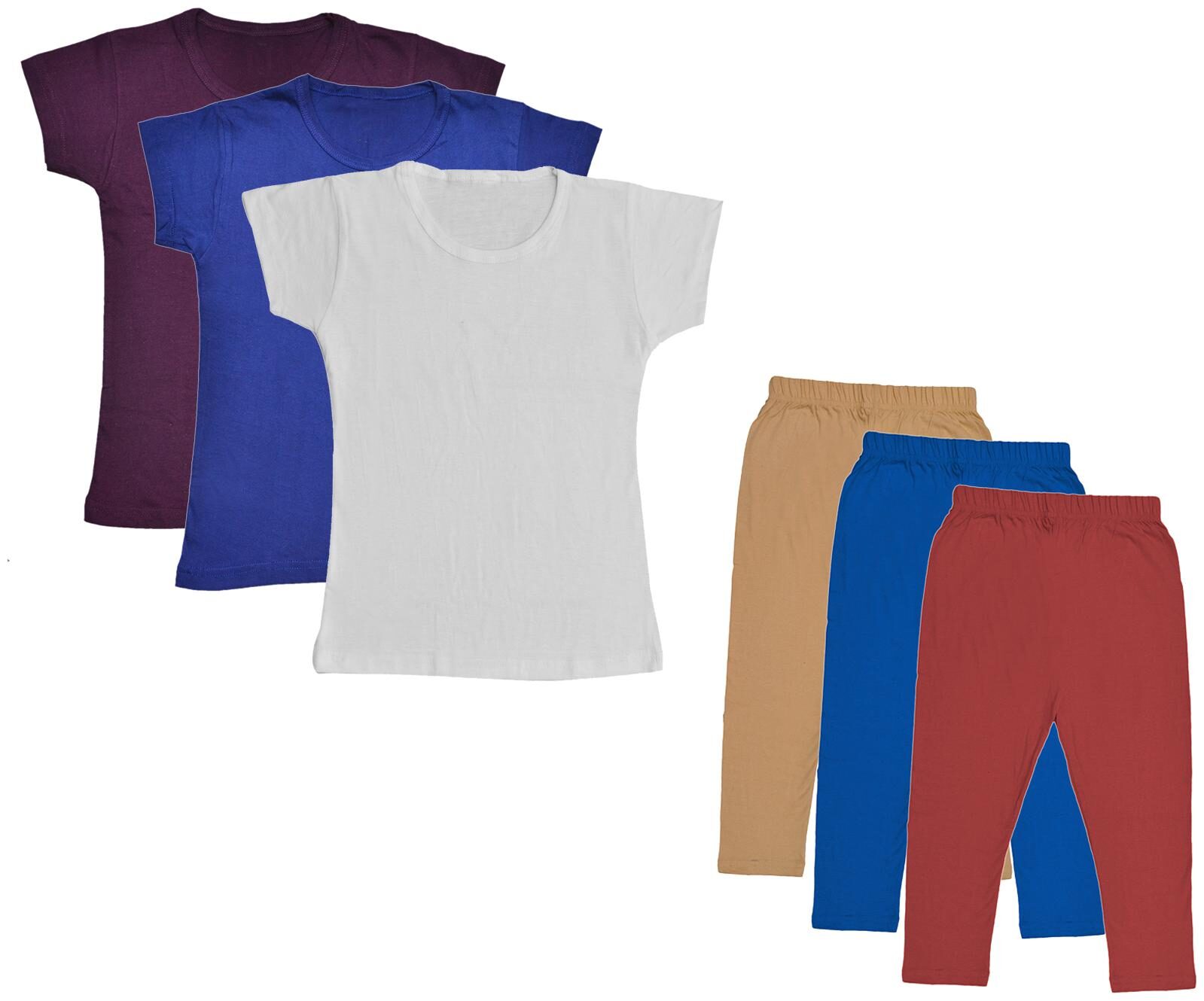 

Kavya Girl Cotton Top Bottom Set - Multi