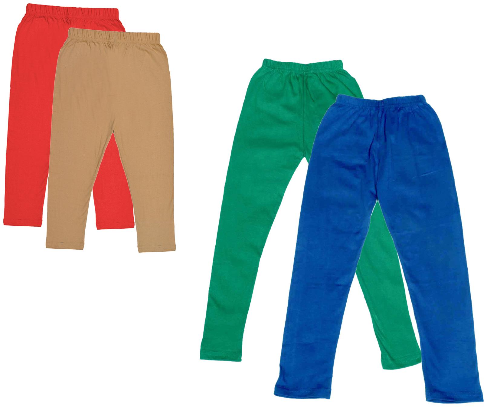 

Kavya Girl Cotton Solid Capri - Multi