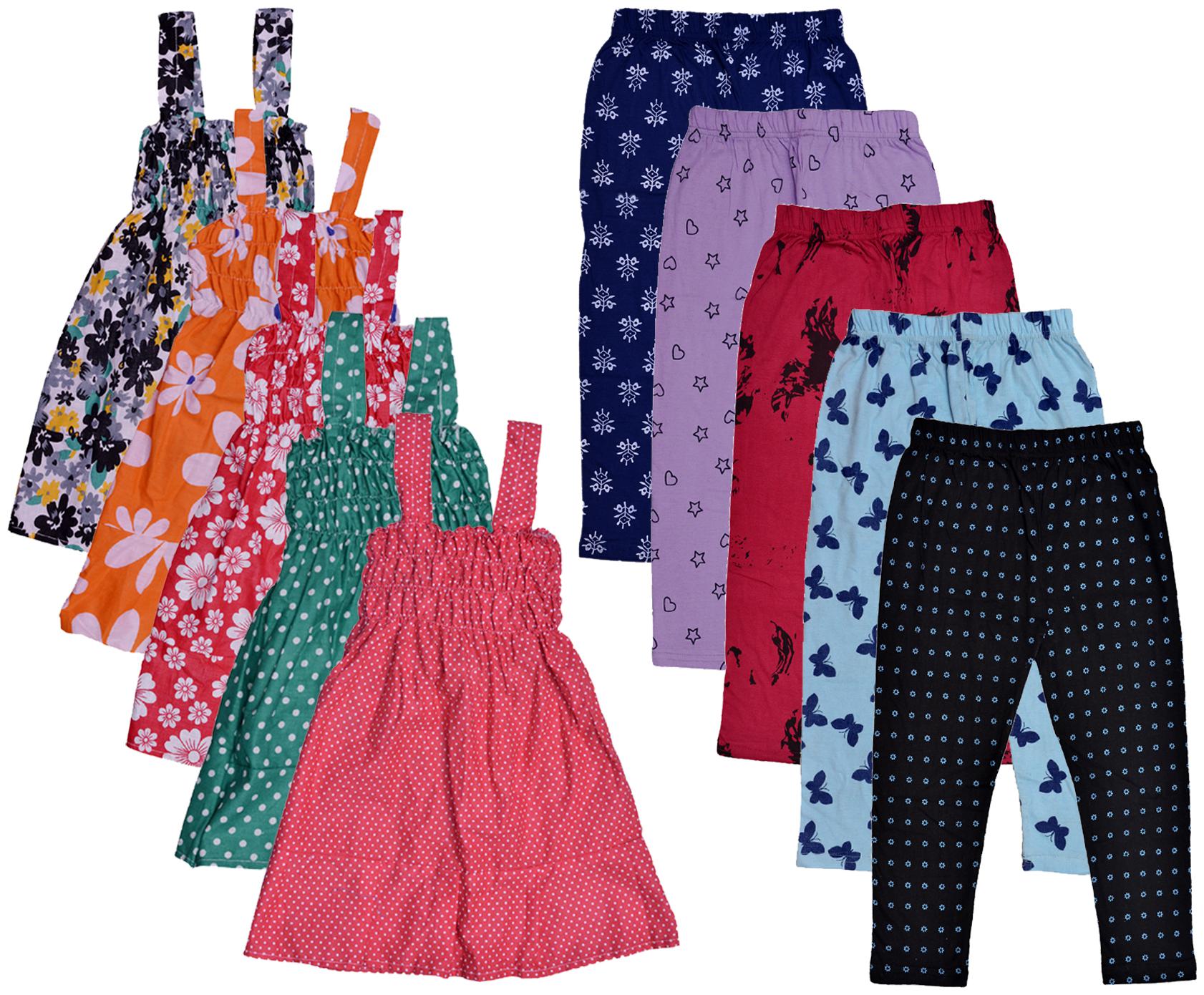

Kavya Girl Cotton Top Bottom Set - Multi